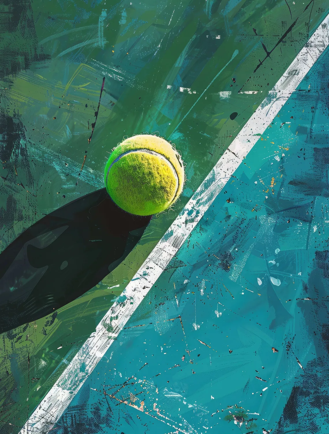 Padel Spieler auf dem Court